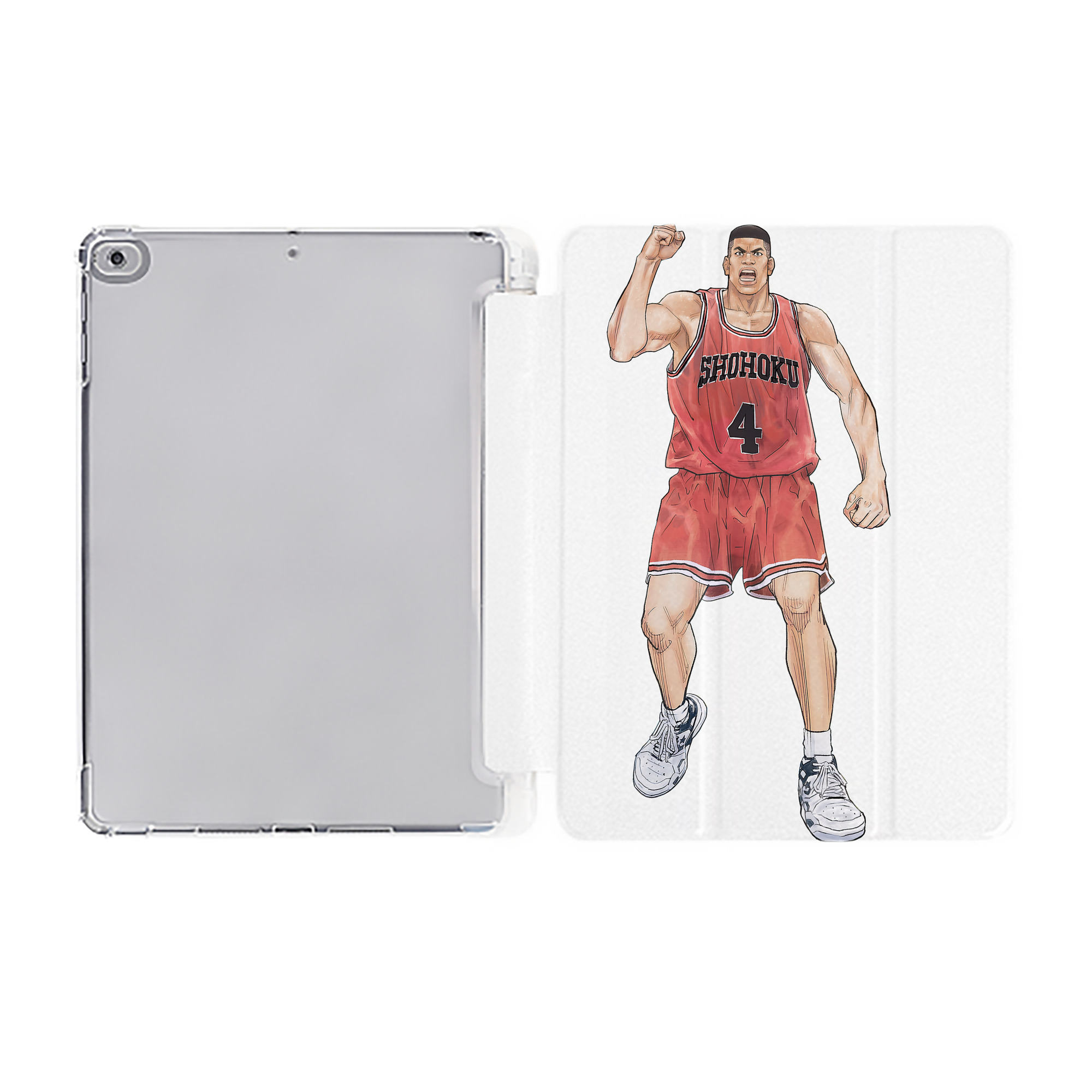 （画像用） SLAM DUNK／スラムダンク IPad ケース ペン収納付き 三つ折りスタンド PUレザー×シリコン 対応機種9.5/10.5/10.9インチ
